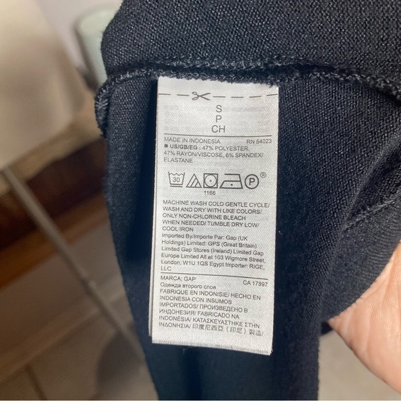 Gap Black Knit Mini Dress - Picture 4 of 5